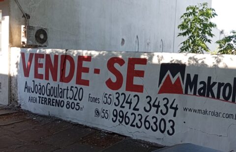 Vendas Terreno Centro – Rua Conde de Porto Alegre (ao lado n°815)